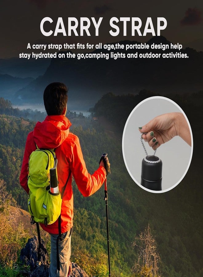 Across Sports 550 Double Wall Stainless Steel Hot and Cold Vacuum Insulated Water Bottle, 550 ml, Matte Black - Image 3